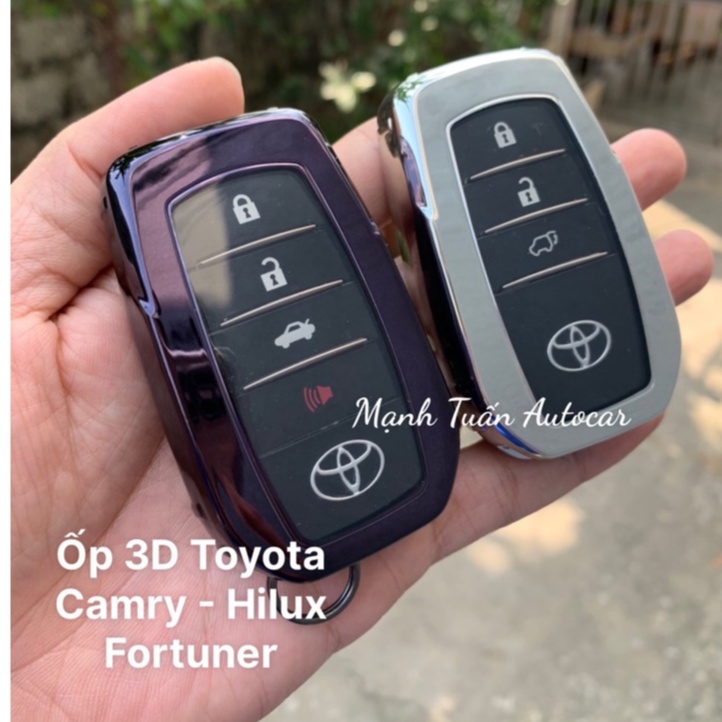 Bao chìa khoá Toyota Fortuner - Camry - Hilux mặt trong suốt đa năng