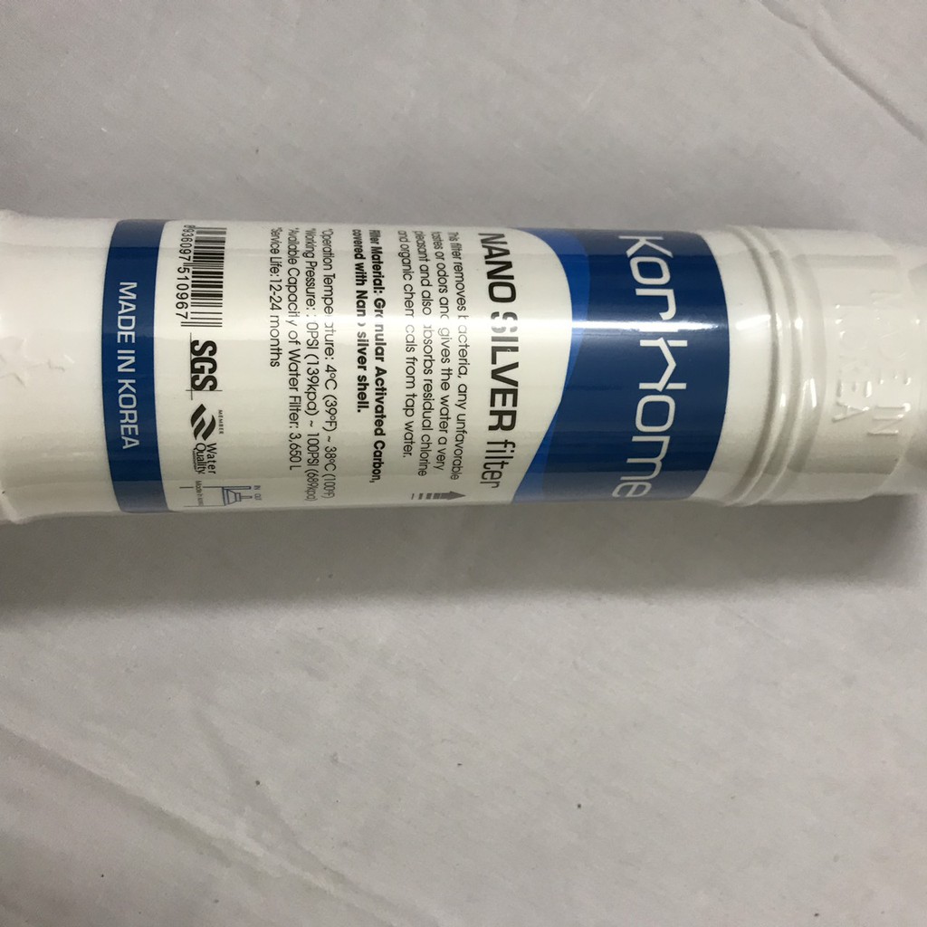 Lõi Nano Silver Korihome - Nano Bạc Korihome