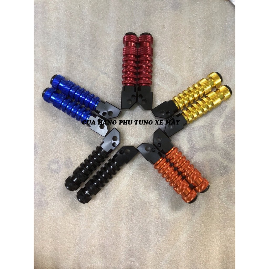 Gác chân xếp sau nhôm cao cấp gác các loại xe - 1 cặp