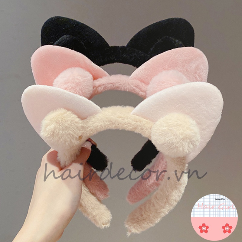 Hàng mới về Băng đô tai mèo dễ thương phong cách Hàn Quốc