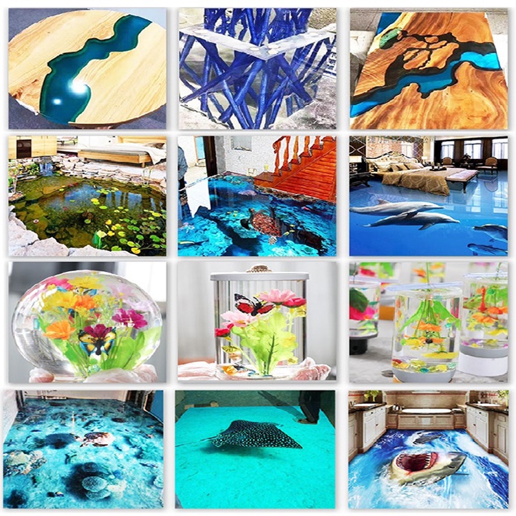 Bộ 20kg Keo Epoxy Resin Trong Suốt Đổ Khối Lớn Trong Suốt Cao Cấp Nhập Khẩu LRAB311