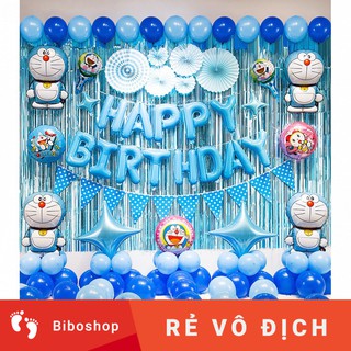 SET SN HÌNH DOREMON - SINH NHẬT BÉ TRAI, BÉ GÁI - BÓNG DOREMON - BÓNG BAY SINH NHẬT BÉ GIÁ RẺ - PHỤ KIỆN TRANG TRÍ SN