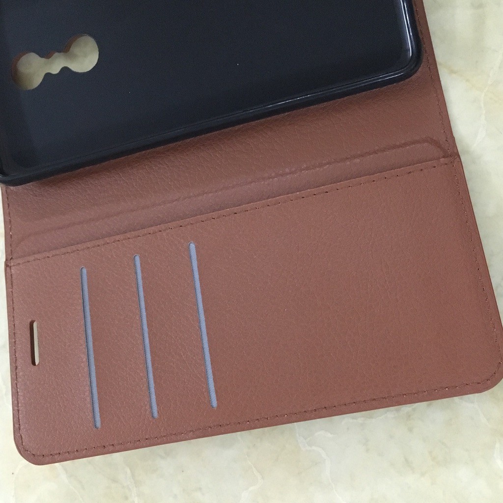 Lenovo K6 Note - Bao da dạng ví chất liệu PU cho điện thoại