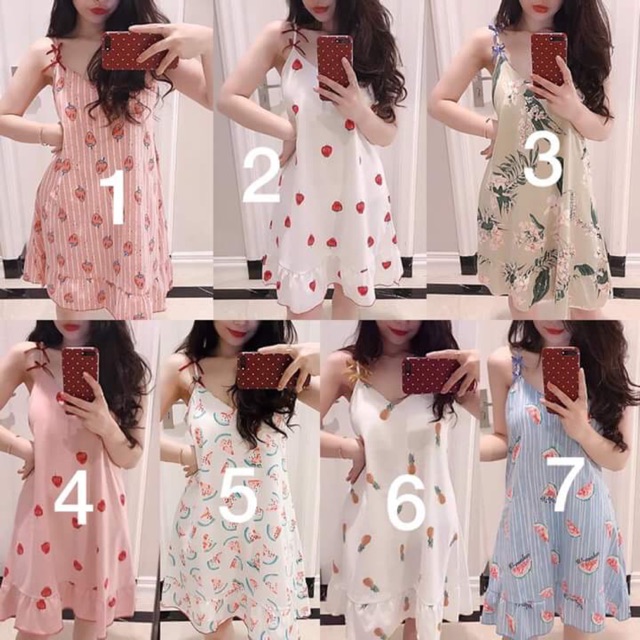 Váy ngủ 2 dây