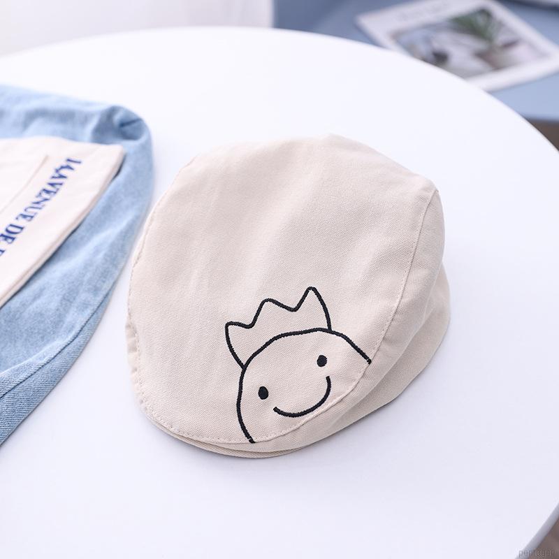 Nón Beret Phong Cách Hàn Quốc Xinh Xắn Dành Cho Các Bé