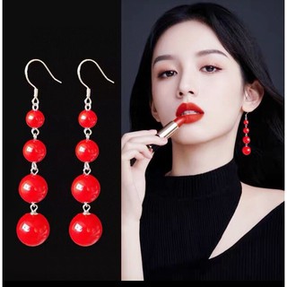 Đôi bông tai ngọc giả kiểu hàn quốc