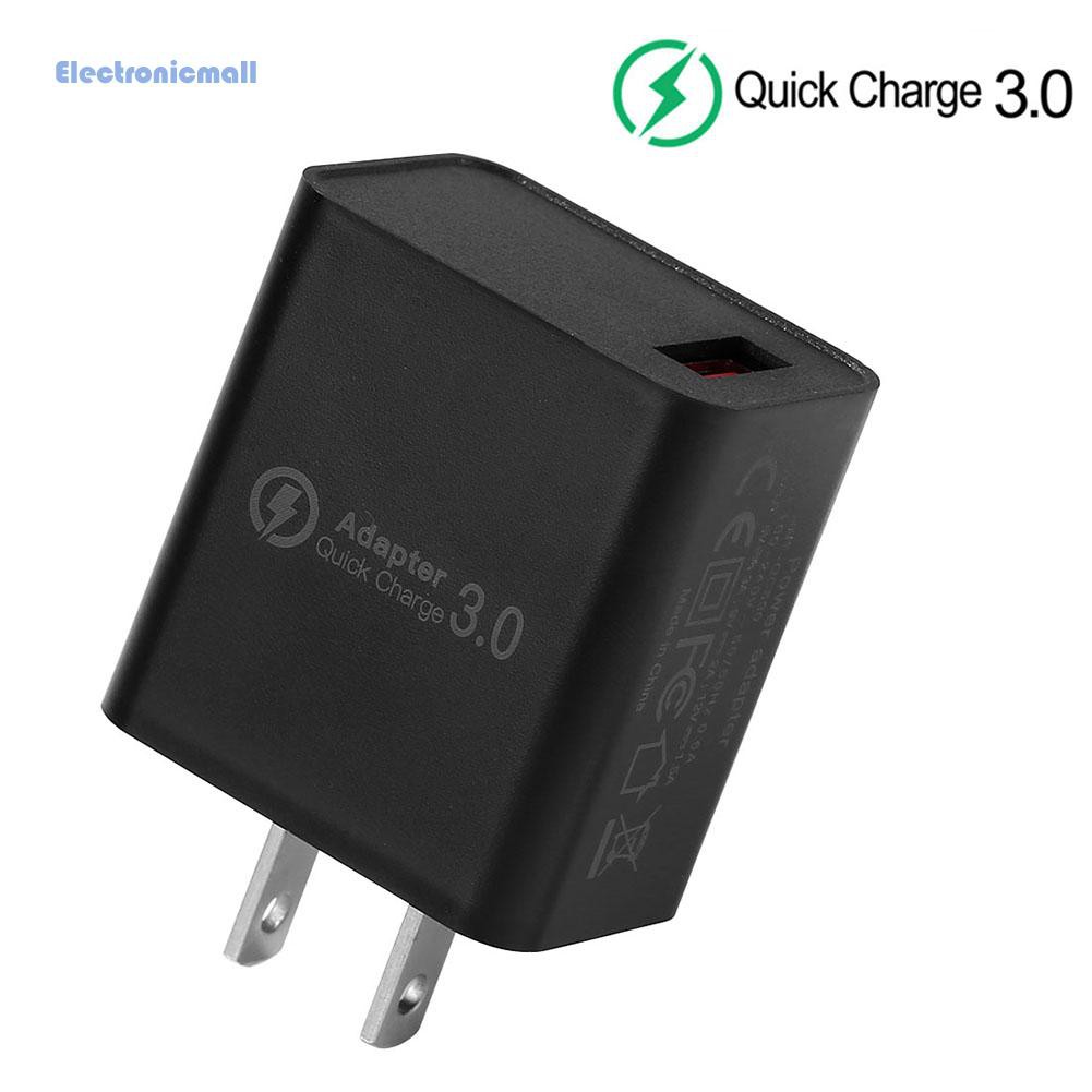 Củ sạc nhanh cổng 3.0 USB 18W phù hợp cho iphone/Samsung