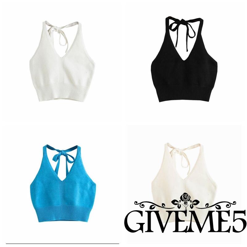 Áo nữ không tay cổ chữ V thời trang quyến rũ