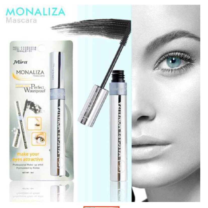 Mascara không trôi giúp cong mi 12h Mira Monaliza C320 9ml