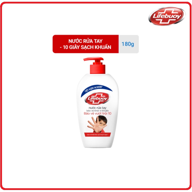 Nước Rửa Tay LIFEBUOY Diệt Khuẩn Chai 180g