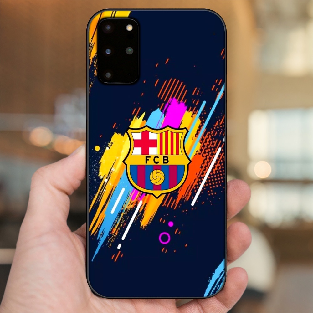 Ốp lưng Samsung S20 Plus viền đen in hình Barcelona Barca
