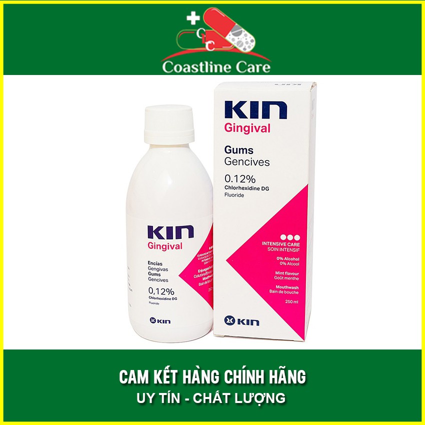 Dung dịch súc miệng Kin Gingival 250ml - Coastlinecare Pharmacy