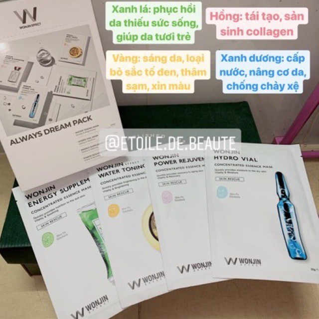 [CHÍNH HÃNG] MẶT NẠ GIẤY WONJIN