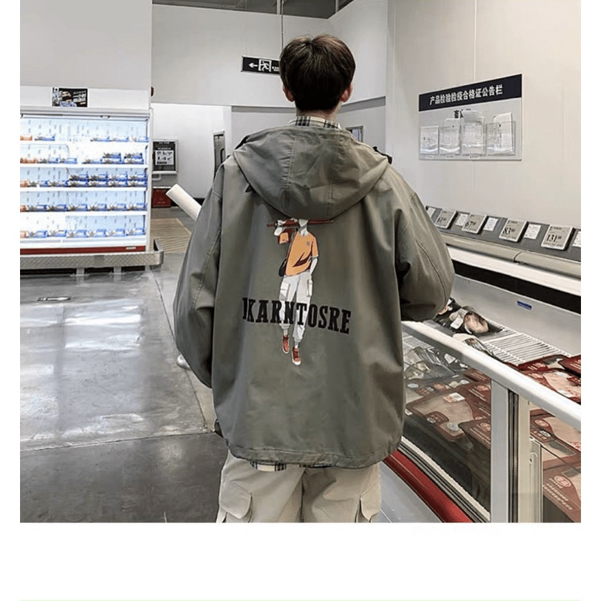 ÁO KHOÁC NAM CÓ NÓN CHỐNG NẮNG CẢN GIÓ ĐI MƯA PHONG CÁCH TRẺ TRUNG CÁ TÍNH THỜI TRANG