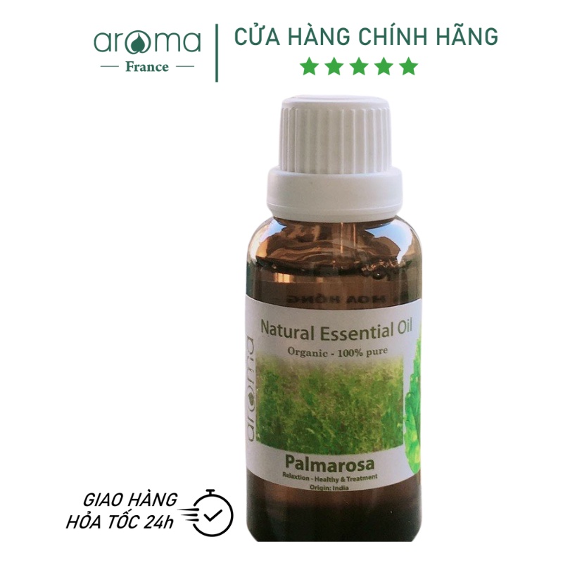 Tinh dầu xông Aroma Sả hoa hồng 10ml