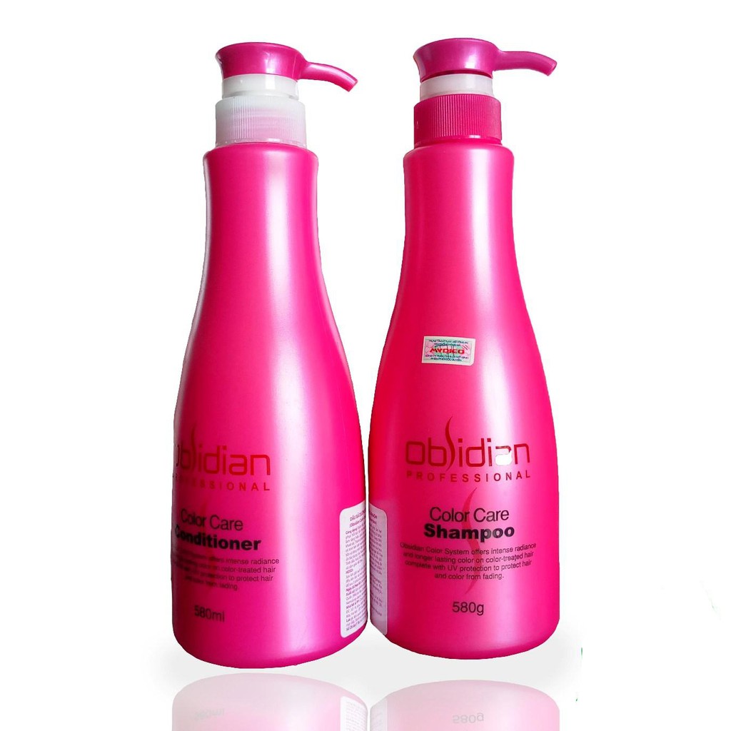 Dầu gội xả dưỡng màu tóc nhuộm OBSIDIAN Color Care 580mlx2