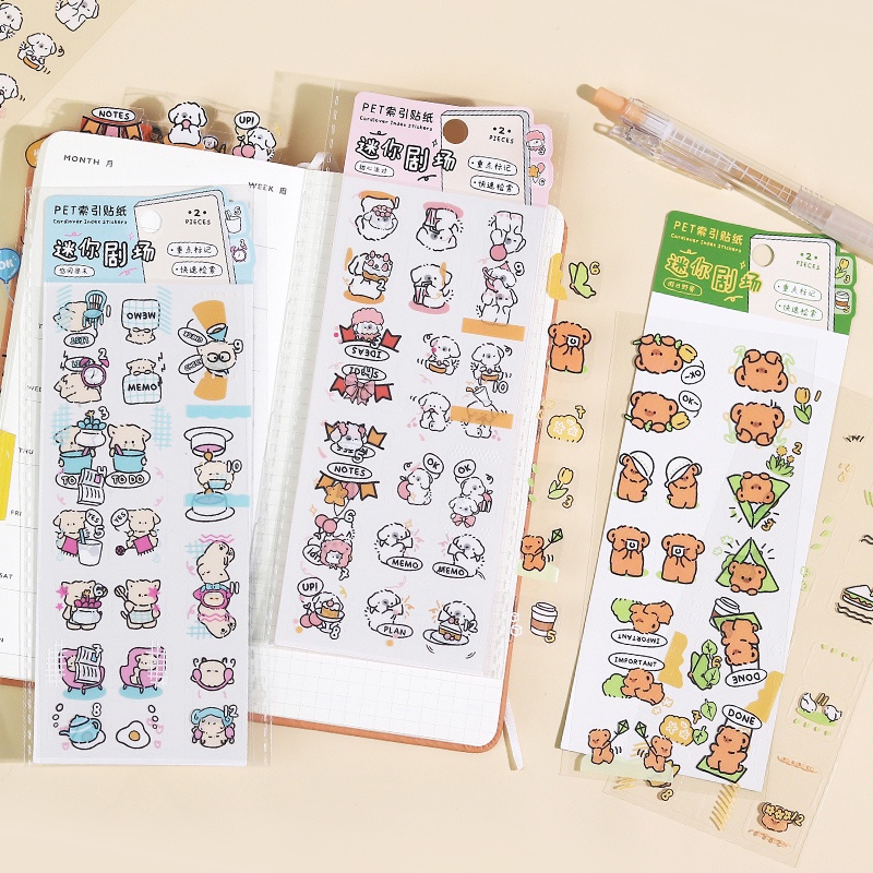 Miếng Dán Ghi Chú Ghi Chú Ngày Tháng Họa Tiết Hoạt Hình Cho Lớp Học