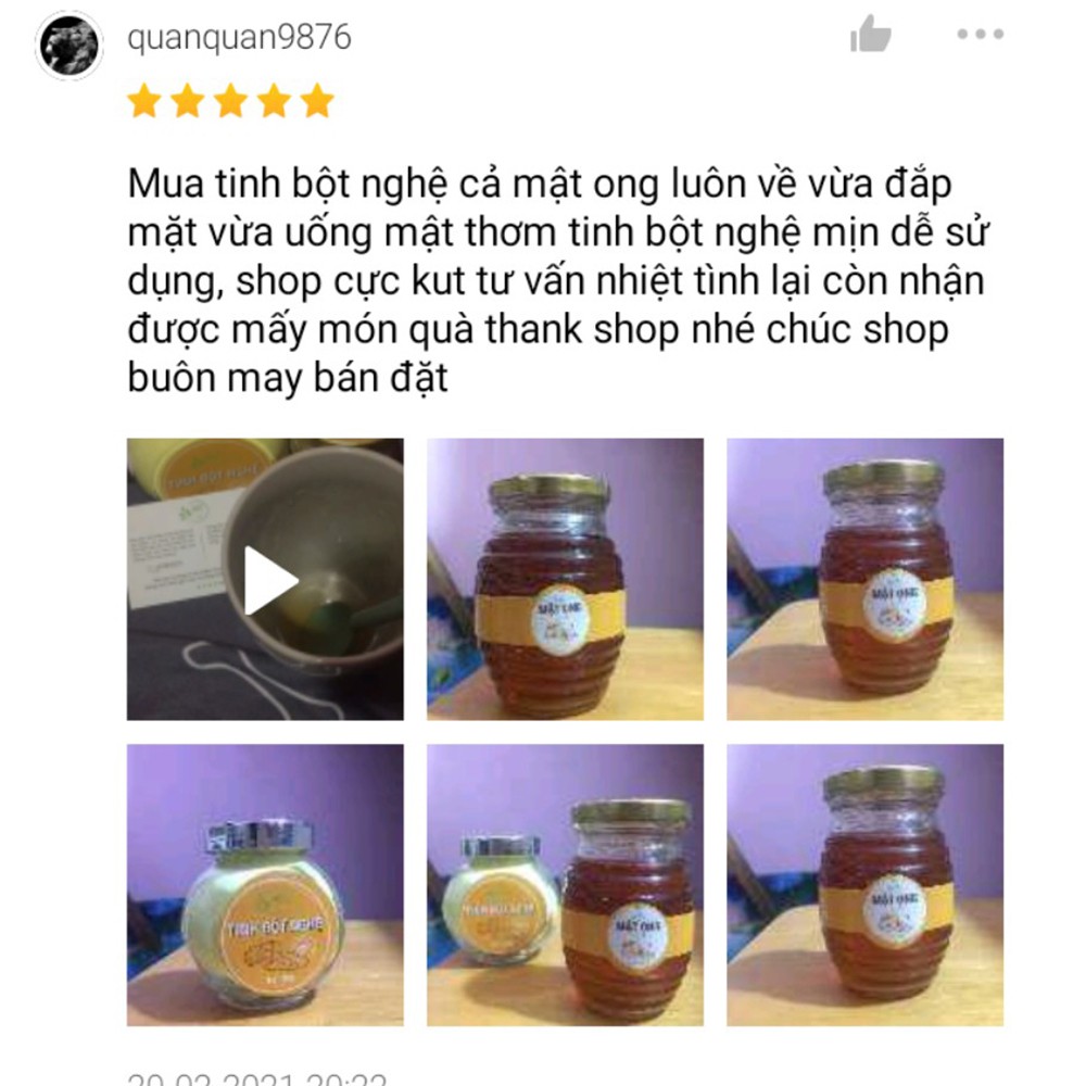 Mật ong nguyên chất hoa nhãn tự nhiên tốt nhất, tốt hơn cà phê, quế, xuyến chi, bạc hà, tràm - HNT NATURAL PRODUCT MO50