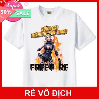 [SALE] Mẫu Áo thun in hình Game Free Fire Laura dẹp độc cực ngầu giá rẻ