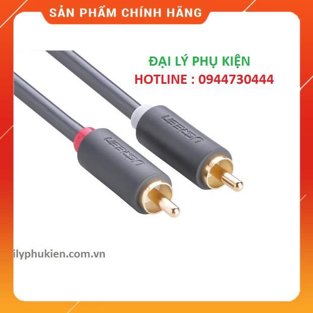 Cáp AV hoa sen 2 đầu RCA dài 2m Ugreen 10518 dailyphukien