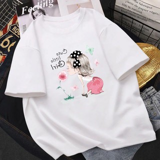 [FREE SHIP]Áo thun nữ ngắn tay mùa hè 2021 phong cách mới nhất