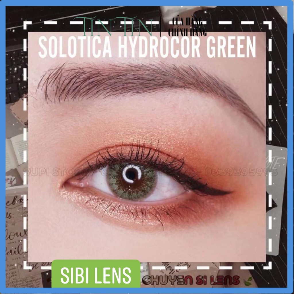 Lens SOLOTICA HYDROCOR GREEN - Lens Chuẩn Thái  - Cam Kết Chính Hãng