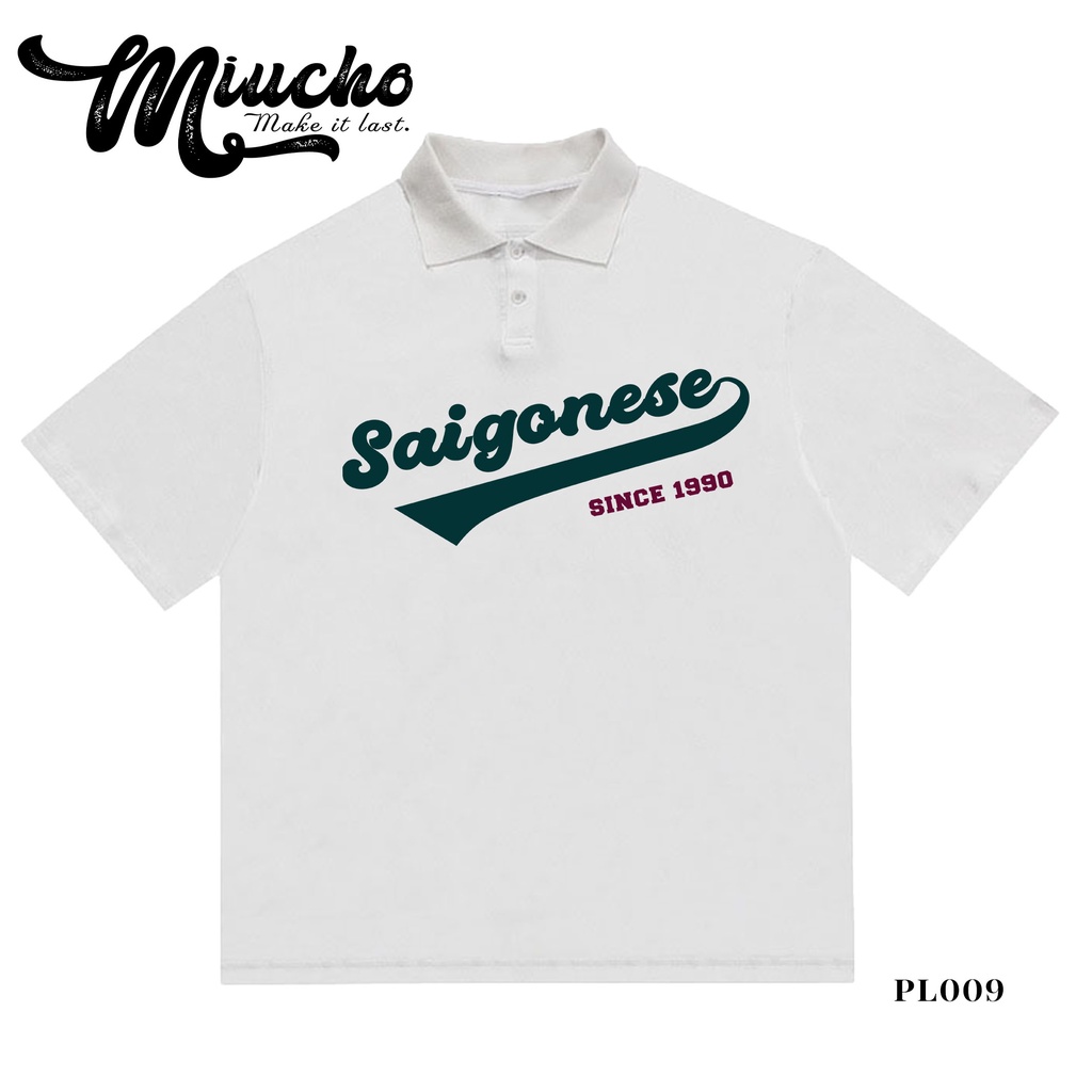 Áo polo nữ form rộng, áo thun polo nữ có cổ đẹp chất cotton form unisex PL009 Miucho basic