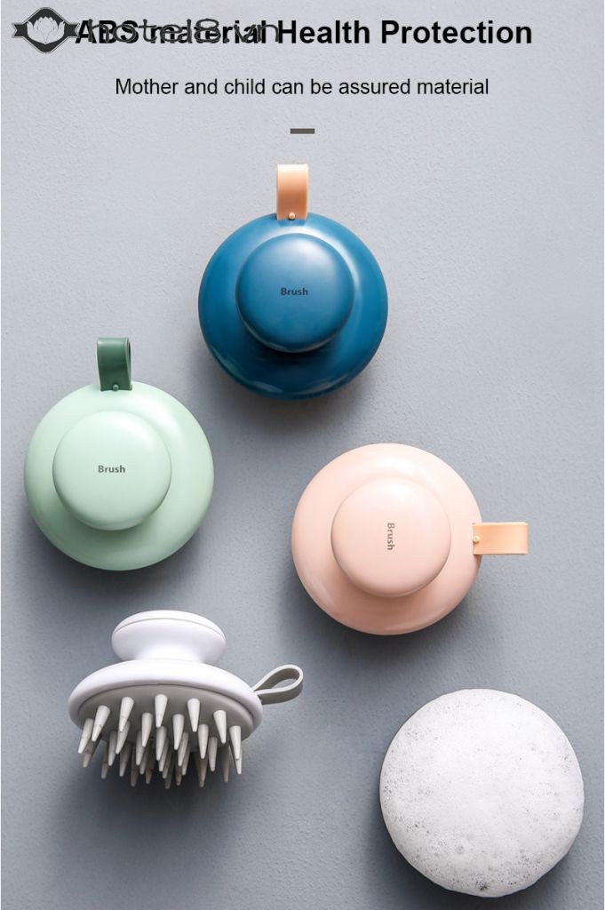 Lược gội đầu mát xa chất liệu silicon đa năng tiện dụng | BigBuy360 - bigbuy360.vn