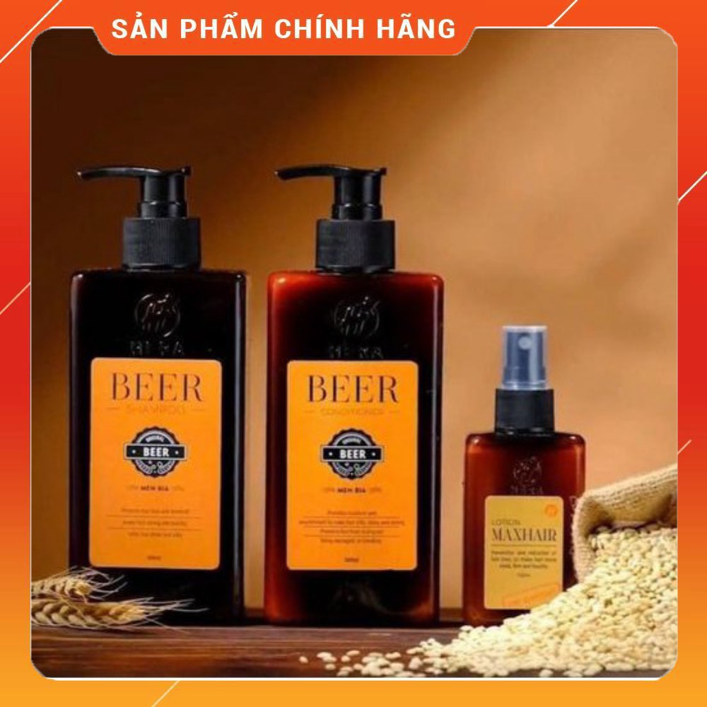 Combo dầu gội men bia + dầu xả + dưỡng tóc Hera