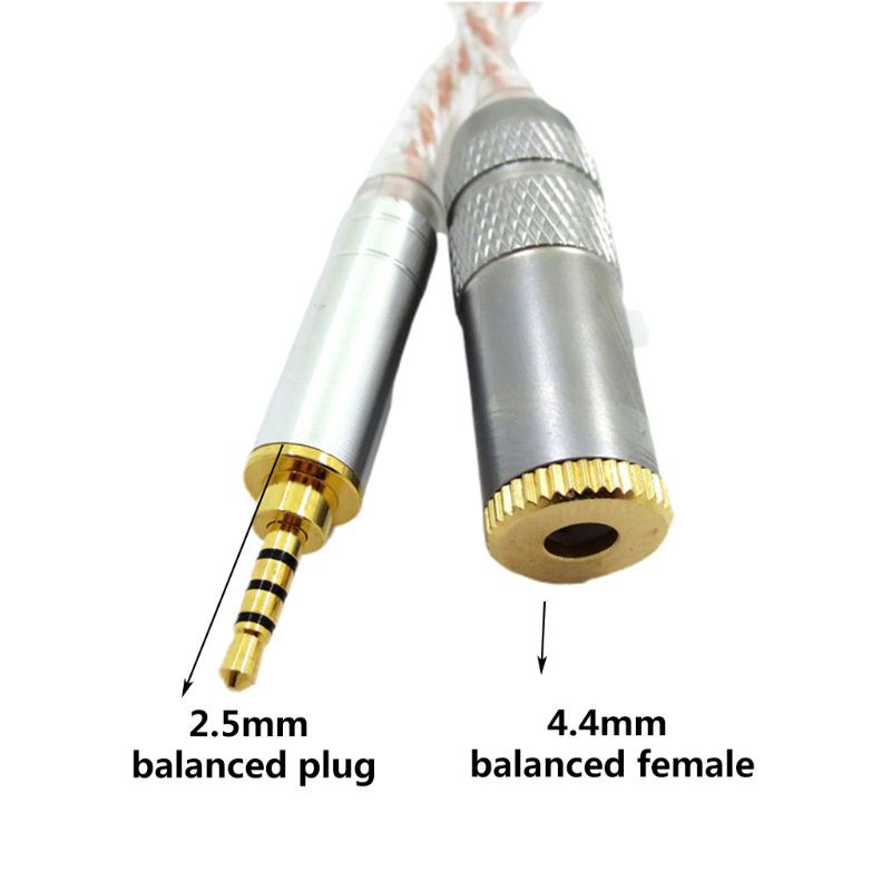 Cáp Chuyển Đổi Âm Thanh Từ Đầu Cắm 2.5mm Sang 3.5mm 4.4mm