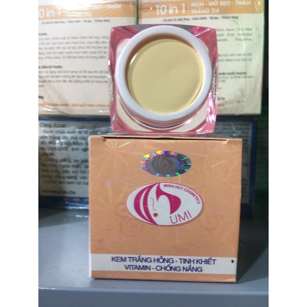 Kem Yến đỏ-collagen  trắng Hồng tinh khiết,vitamin và chống nắng hủ 12g