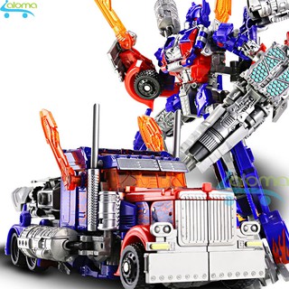 Robot biến hình ôtô Transformer cao 20cm mẫu Optimus Prime - Lắp ráp thành robot hoặc ô tô siêu đẹp