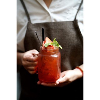 Cốc Mason có quai 500ml tiện dụng - Nắp nhôm