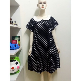 Đầm Bầu Công Sở Bigsize Cổ Sen Trẻ Trung