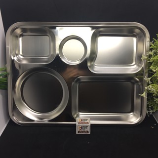 (PHÁ GIÁ) KHAY CƠM INOX 5 NGĂN CAO CẤP