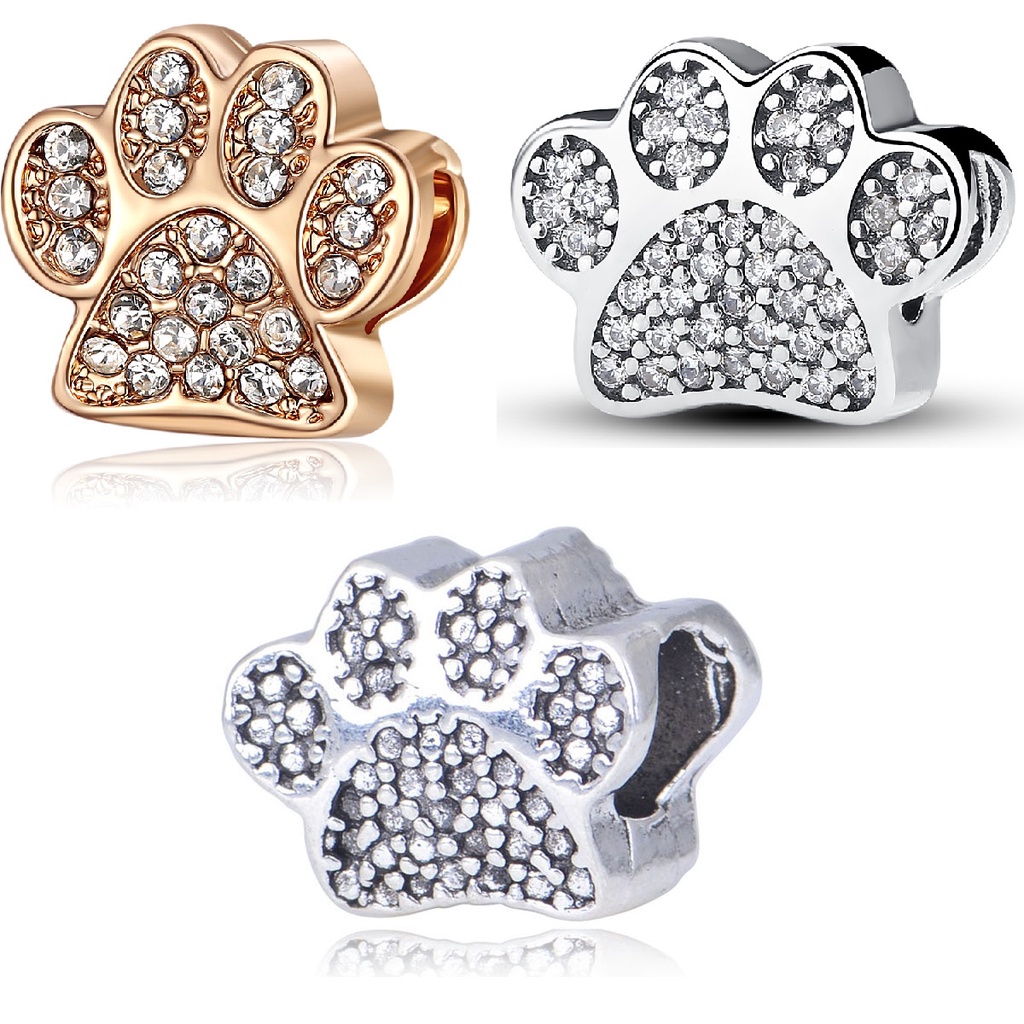 Charm hình dấu chân thú cưng