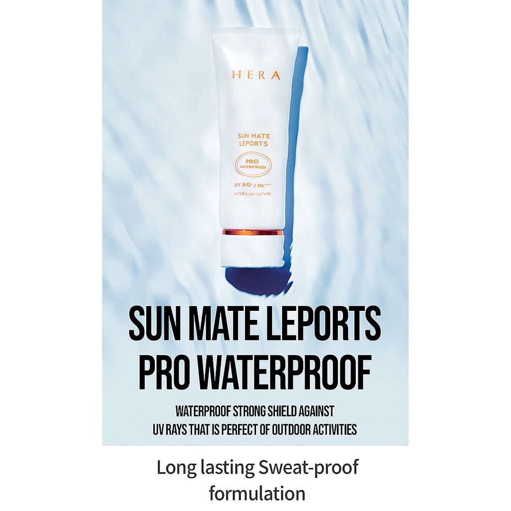 HERA UV  Kem Chống Nắng HERA UV Nâng Tông Màu & Đa Năng Tươi Mới / Leports Pro Kháng Nước / Hoạt Tính - Chống Nắng Bảo Vệ Da