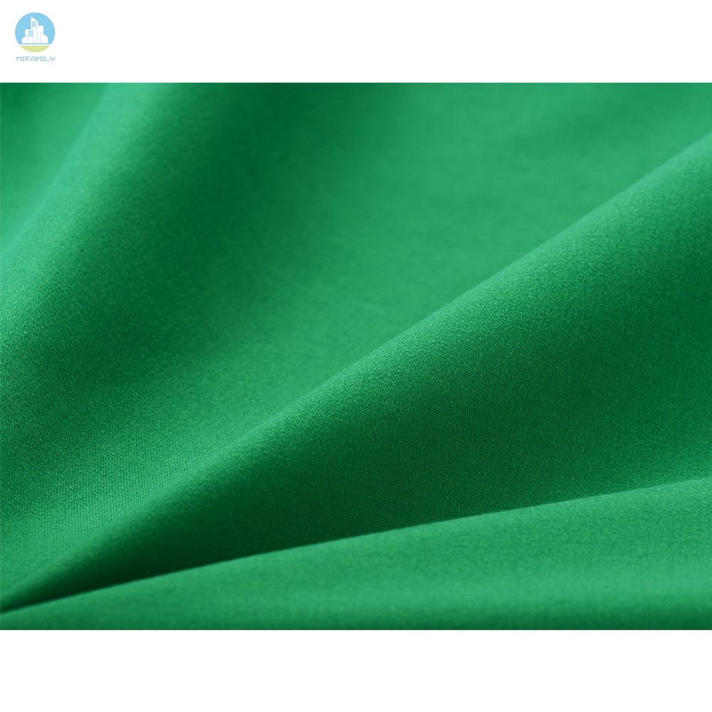 MI   3 * 6m / 10 * 19.7ft Professional Green Screen Backdrop Studio Photography Background Washable Durable Polyester-Cotton Fabric Seamless One-Piece Design for Portrait   Product Shooting