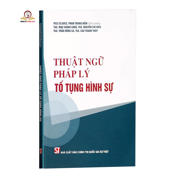 Sách luật- Thuật ngữ pháp lý tố tụng hình sự