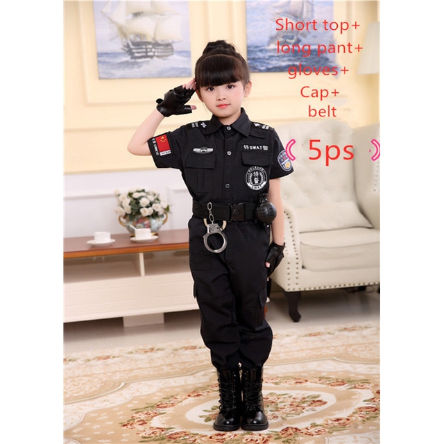 Bộ Đồ Hóa Trang Cảnh Sát Dễ Thương Cho Bé
