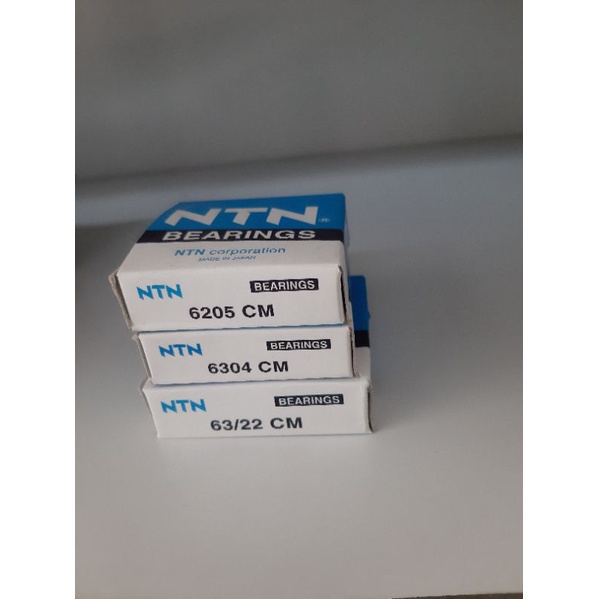 Vòng bi NTN6205; 6304; 63/22(Koyo Bánh trước/sau 6301,cùi dĩa 6203 cho xe W/DR nhỏ)