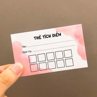 100 Voucher, Thẻ Tích Điểm cho khách hàng - hỗ trợ thiết kế