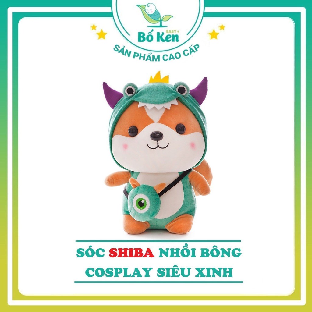 Shop Bố Ken Sóc Shiba Nhồi Bông Cosplay Siêu Xinh [Size 25 cm]