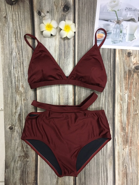 [Siêu Sale] Bikini màu rêu, đen, đỏ, cam đất siêu hot - Belle Store | BigBuy360 - bigbuy360.vn