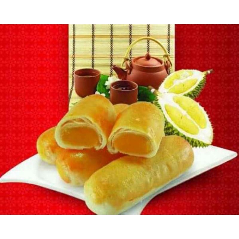 Bánh pía ít đường đậu sầu riêng không trứng
