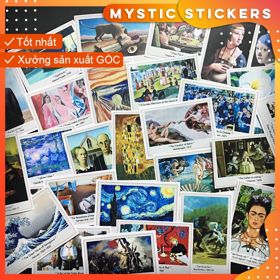 PC95 [DANH HOẠ THẾ GIỚI #1] 29 Sticker chống nước/Hình dán/Decal ,dán xe laptop mũ bảo hiểm vali...