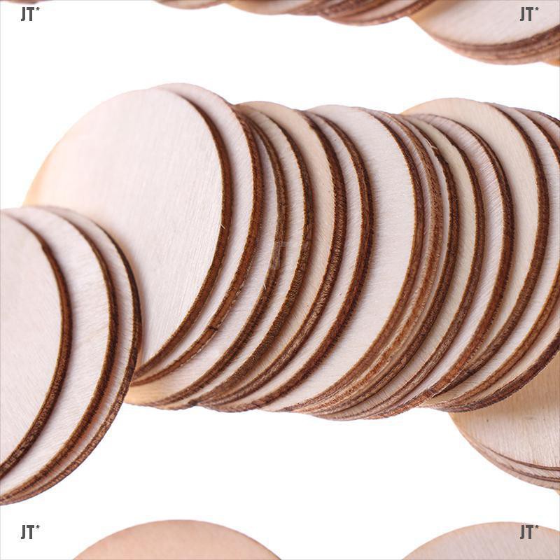 Bộ 50 Miếng Gỗ Tròn Chất Lượng Cao
