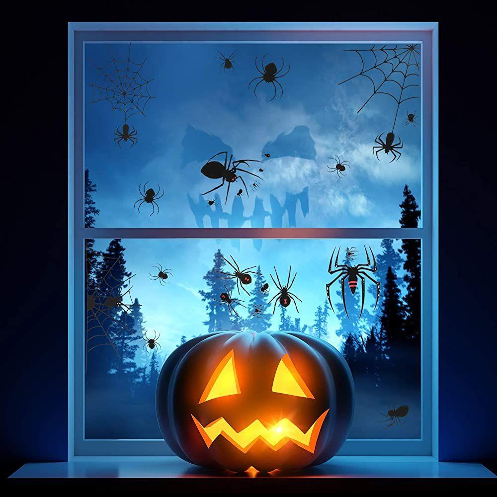 PINEVN Miếng Dán Cửa Sổ Trang Trí Halloween