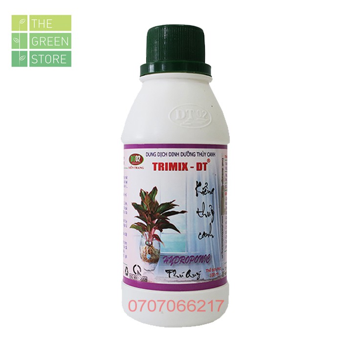 Dung dịch thủy canh dinh dưỡng Trimix DT (100ml) cho cây kiểng thủy sinh