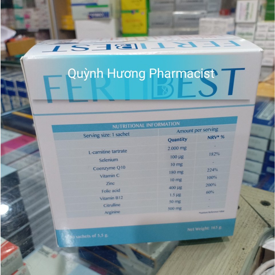 Fertibest hộp 30 gói - hỗ trợ sức khỏe nam giới